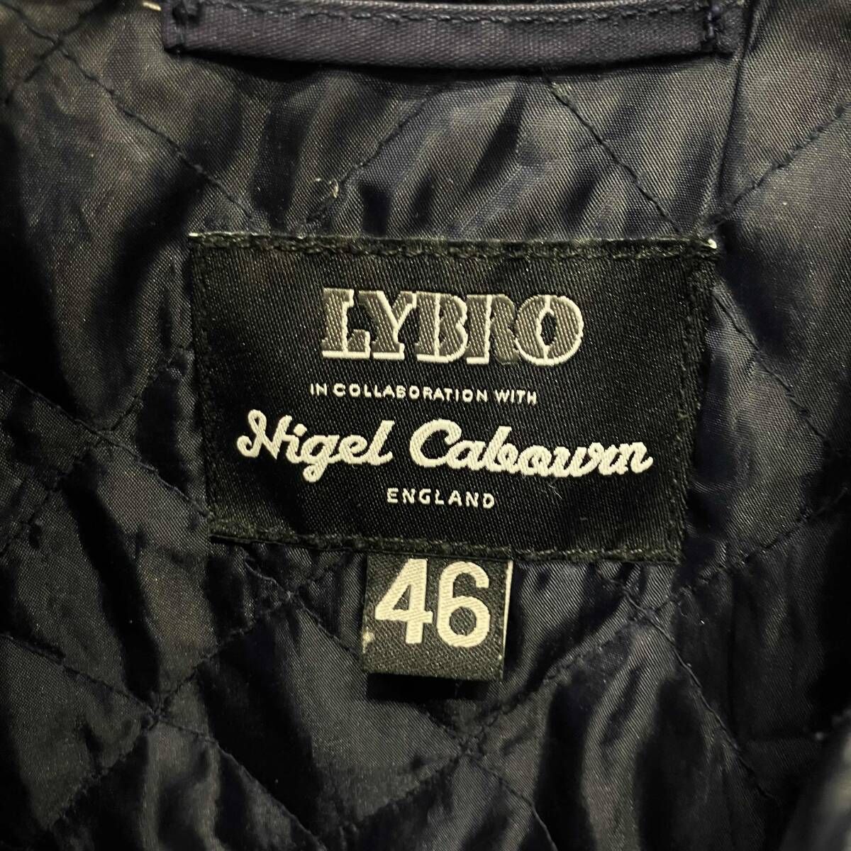 NIGEL CABOURN LYBRO モーターバイクマンジャケット size 46 ネイビー