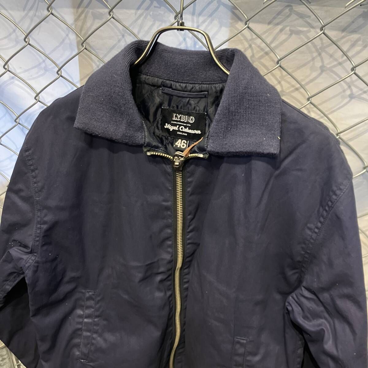 NIGEL CABOURN LYBRO モーターバイクマンジャケット size 46 ネイビー