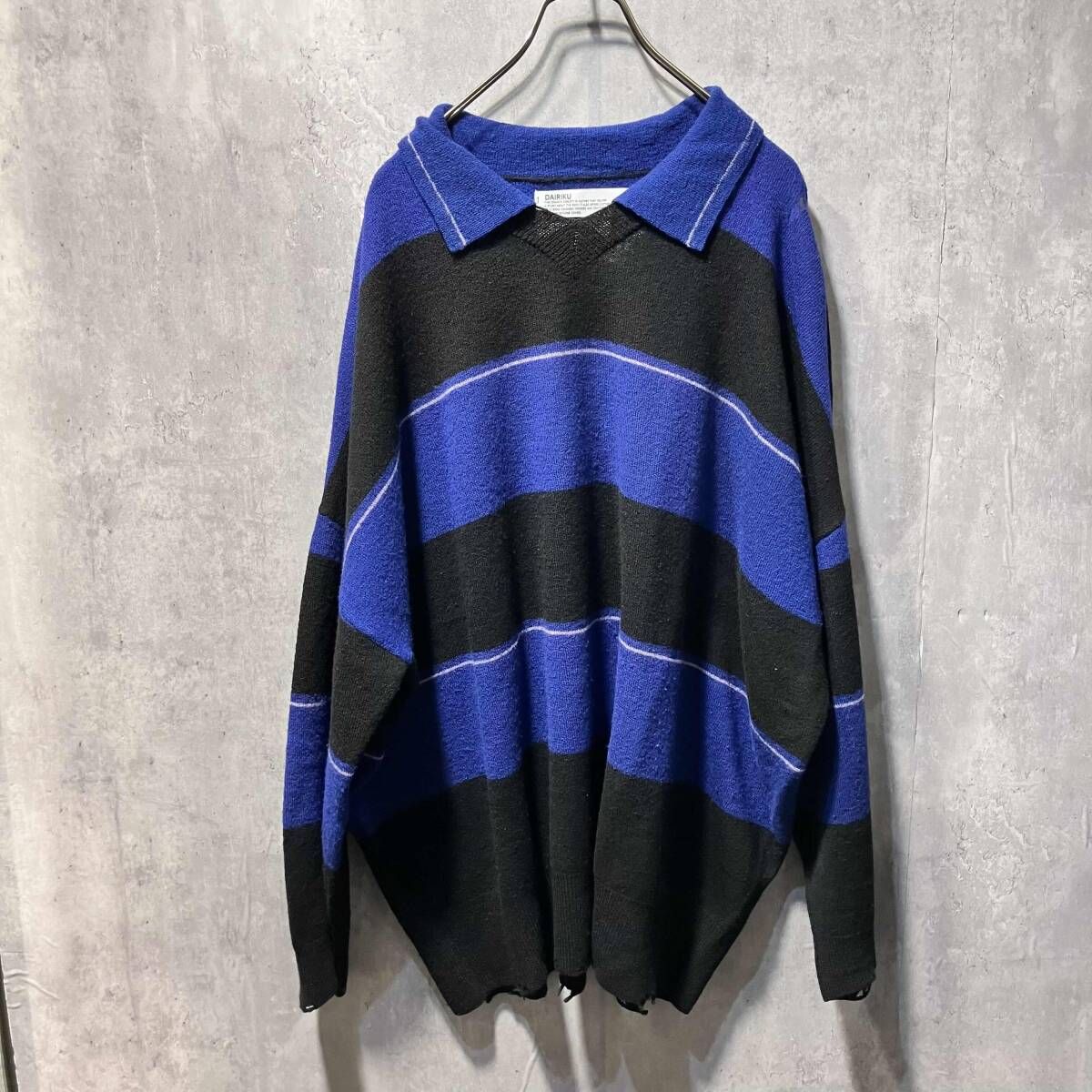 23 ss DAIRIKU LAGER BORDER KNIT サイズM ボーダー ダイリク