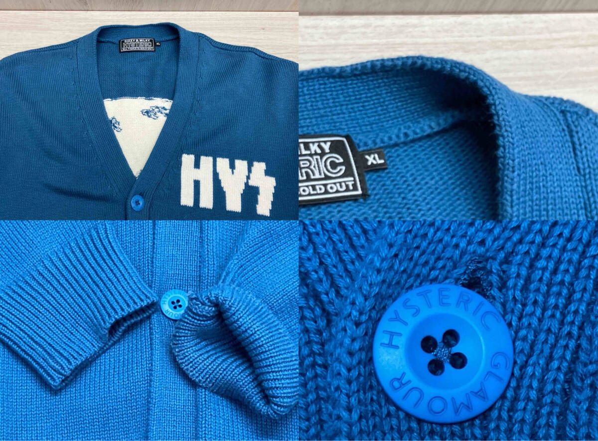 HYSTERIC GLAMOUR 02233ND01 カーディガン デビルガール XL - メルカリ