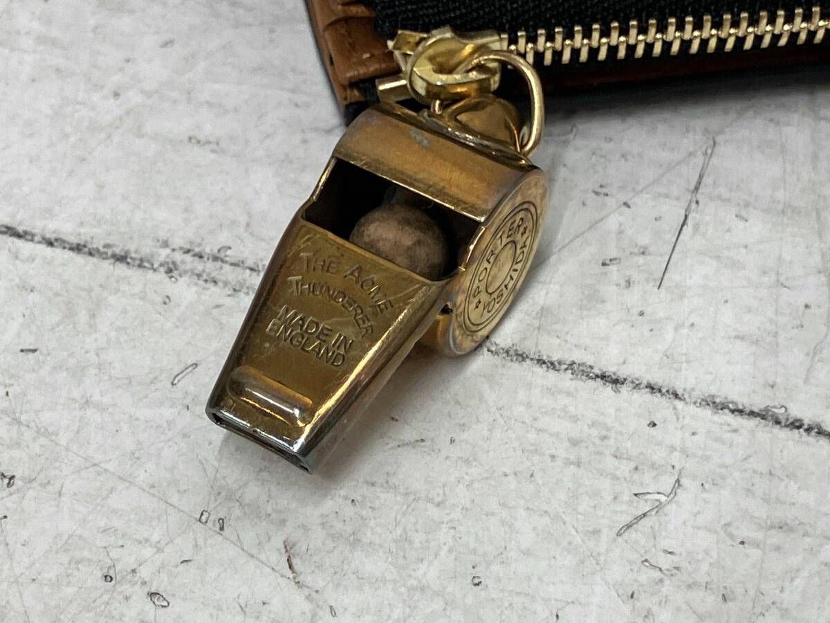 PORTER 二つ折り財布 tone tiny purse ワンポイント 肌触り良好