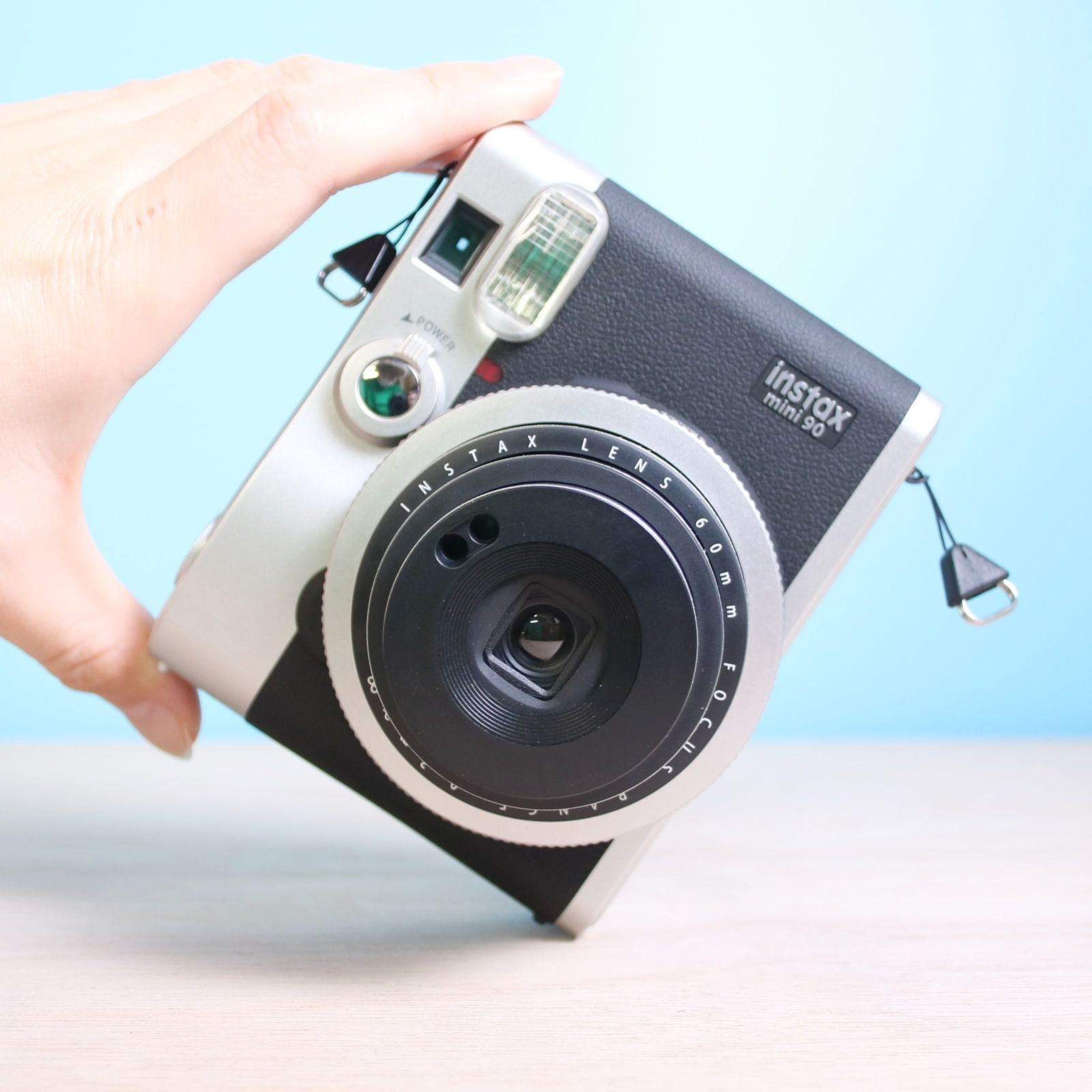 ❁ ❁実写済み チェキ instax mini 90 インスタントカメラ ネオクラシック ブラック 富士フイルム セット H 263