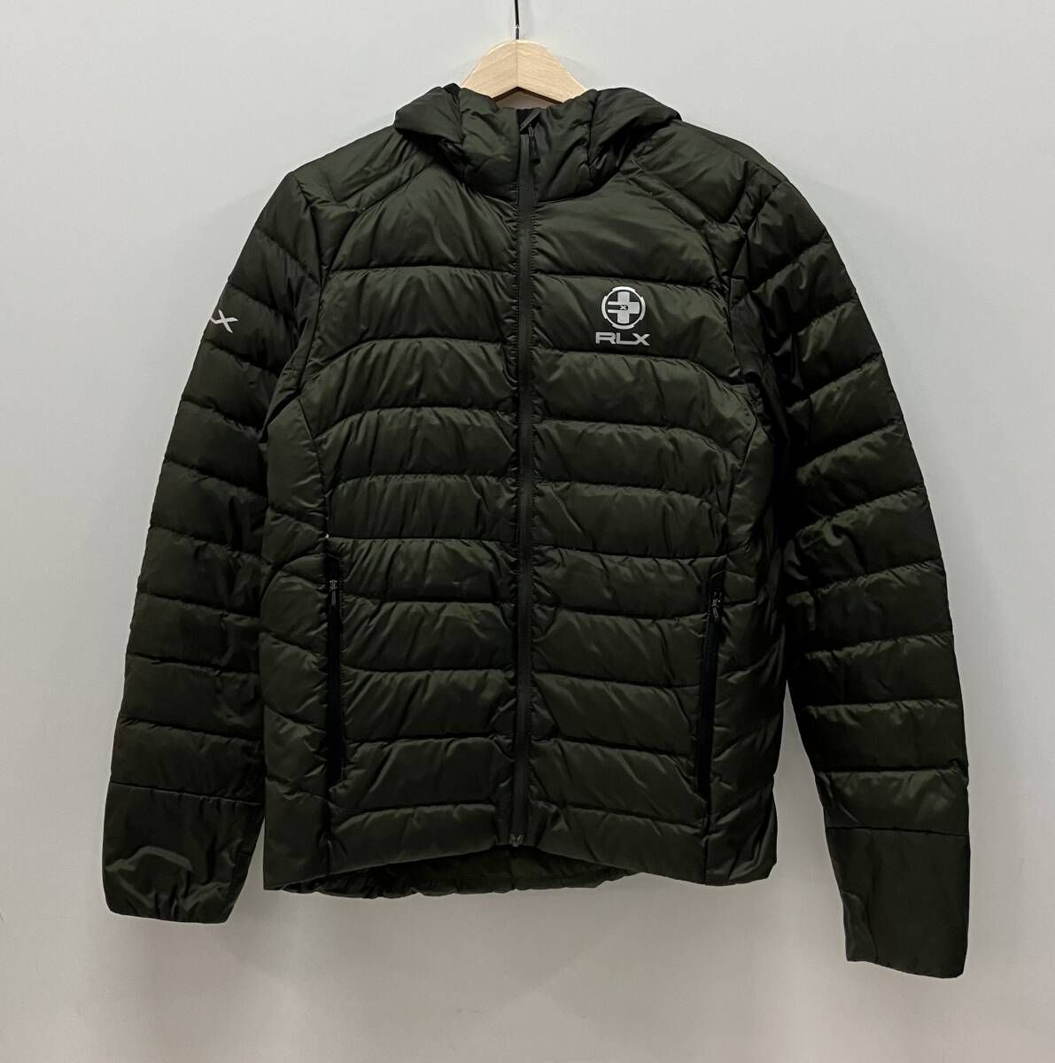 POLO RALPH LAUREN RLX ポロ ラルフローレン アールエルエックス ダウンジャケット サイズ表記なし グリーン ナイロン 中国製
