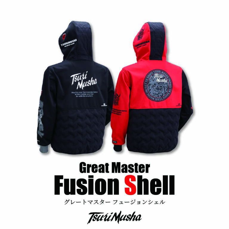釣武者 グレートマスター フュージョンシェル ブラック Mサイズ 釣具