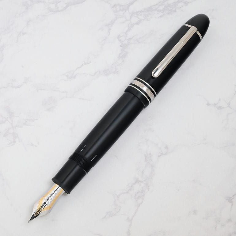 モンブラン 万年筆 132105 マイスターシュテュック 149 ブラック プラチナ ペン先M 筆記具 2年間メーカー国際保証付