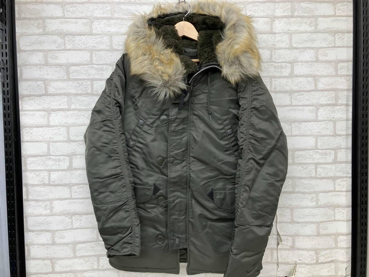 ALPHA INDUSTRIES / フライトジャケット/M/ナイロン/カーキ/20094-576 ALPHA N3B 20094-576 アルファ フライトジャケット カーキ メンズ S