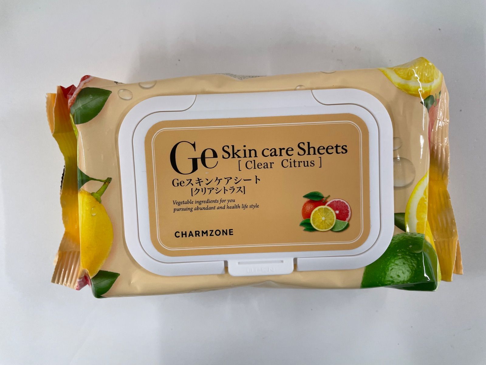 W1581 Ge スキンケアシート クリアシトラス 60枚 (354ml） 2点セット