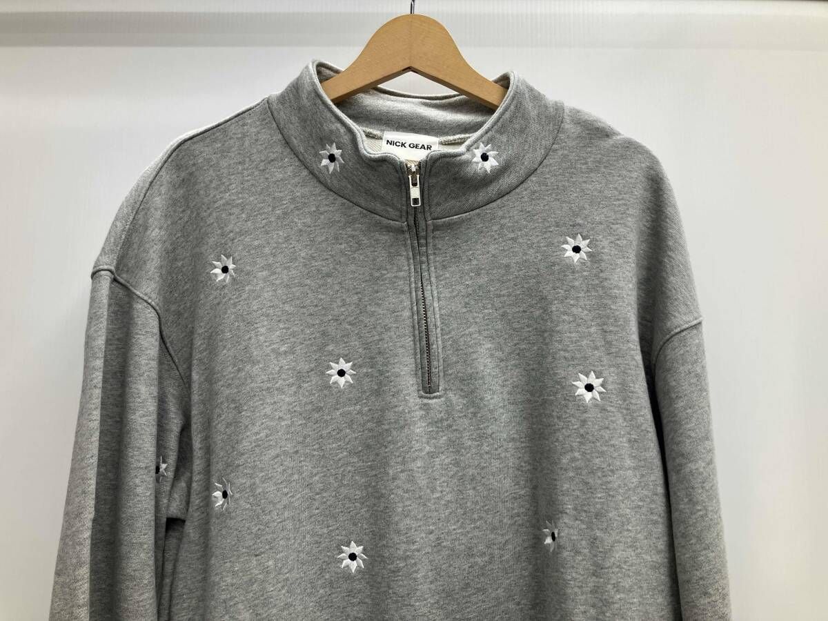 NICK GEAR ニックギア FIRSTHAND スウェット 231-73203 グレー Lサイズ