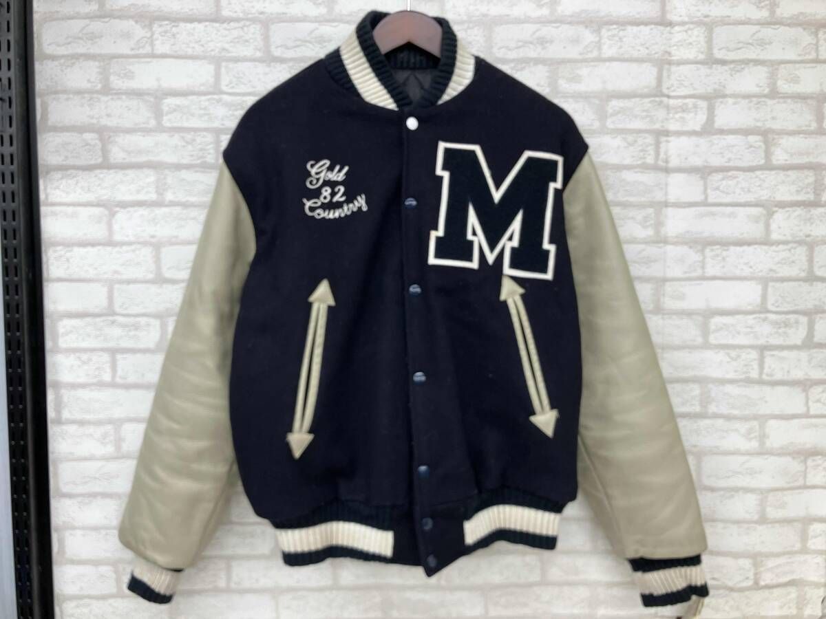 HEWITT MFG gold country82 ヒューイット スタジャン ネイビー メンズ