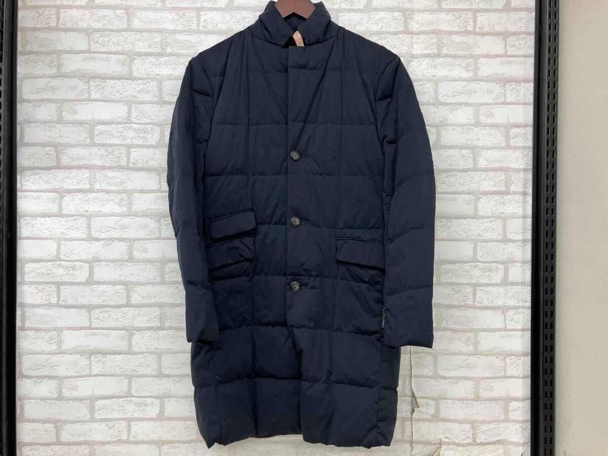 YOSOOU × BEAMS LIGHTS 51-19-0129-662 ヨソオウ ビームス ライト ダウンコート メンズ ネイビー size S 3 B ダウン フェザー