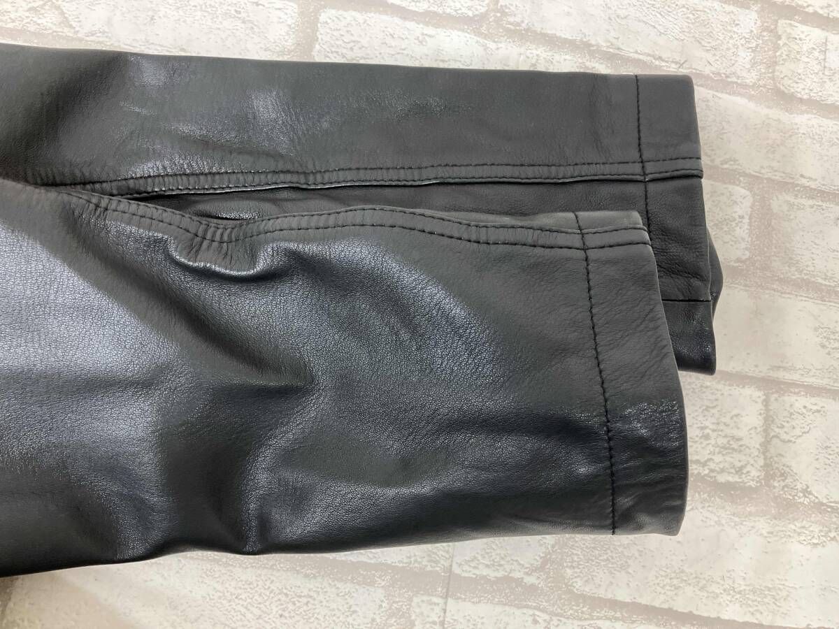 COLE HAAN 6030 コール ハーン その他レザージャケット メンズ ブラック size S ラムスキン
