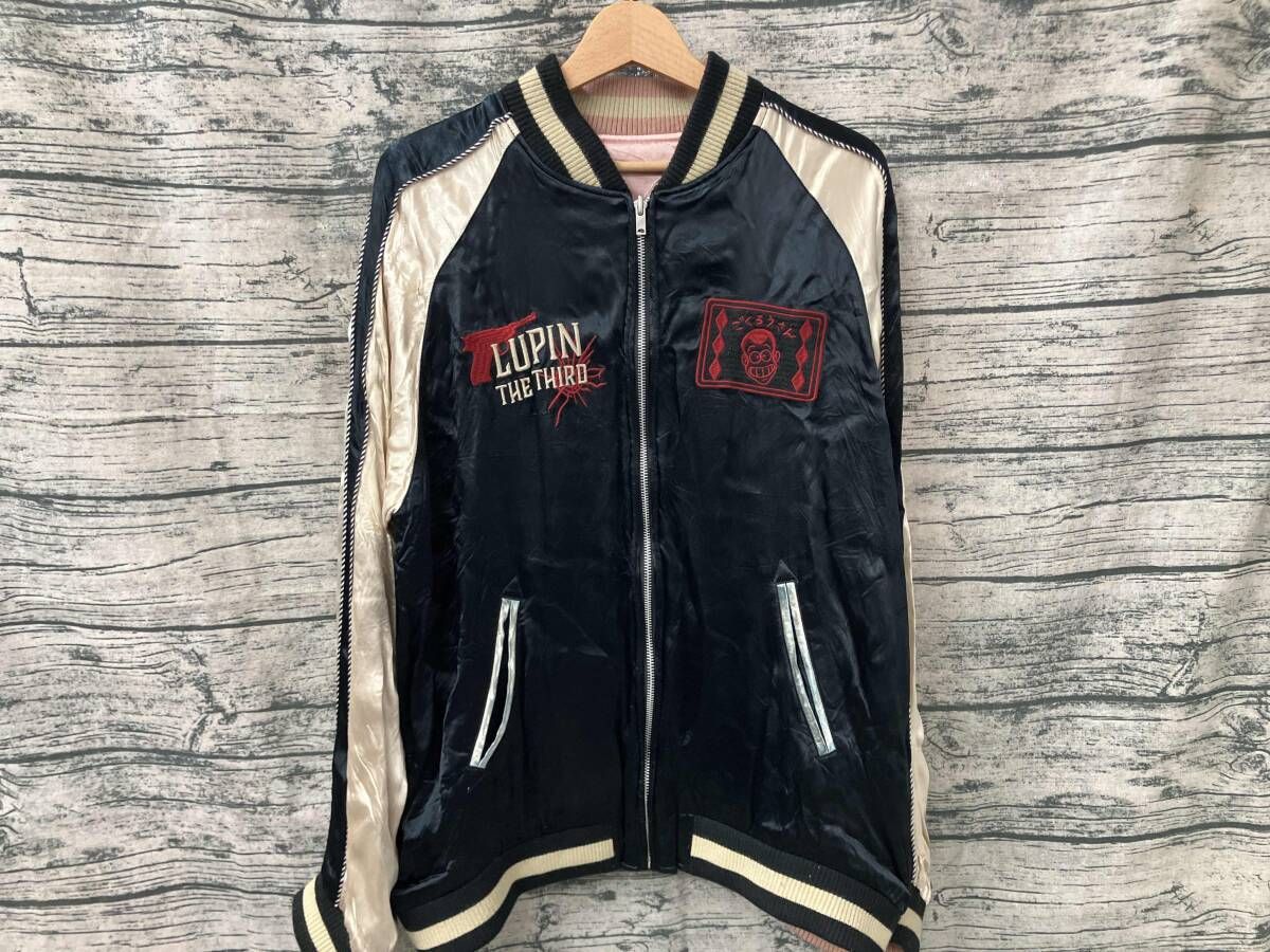 【新品未使用】ルパン三世　スカジャン　リバーシブル　XLサイズ ルパン三世 VS キャッツ・アイ リバーシブルスカジャン ルパン三世ver