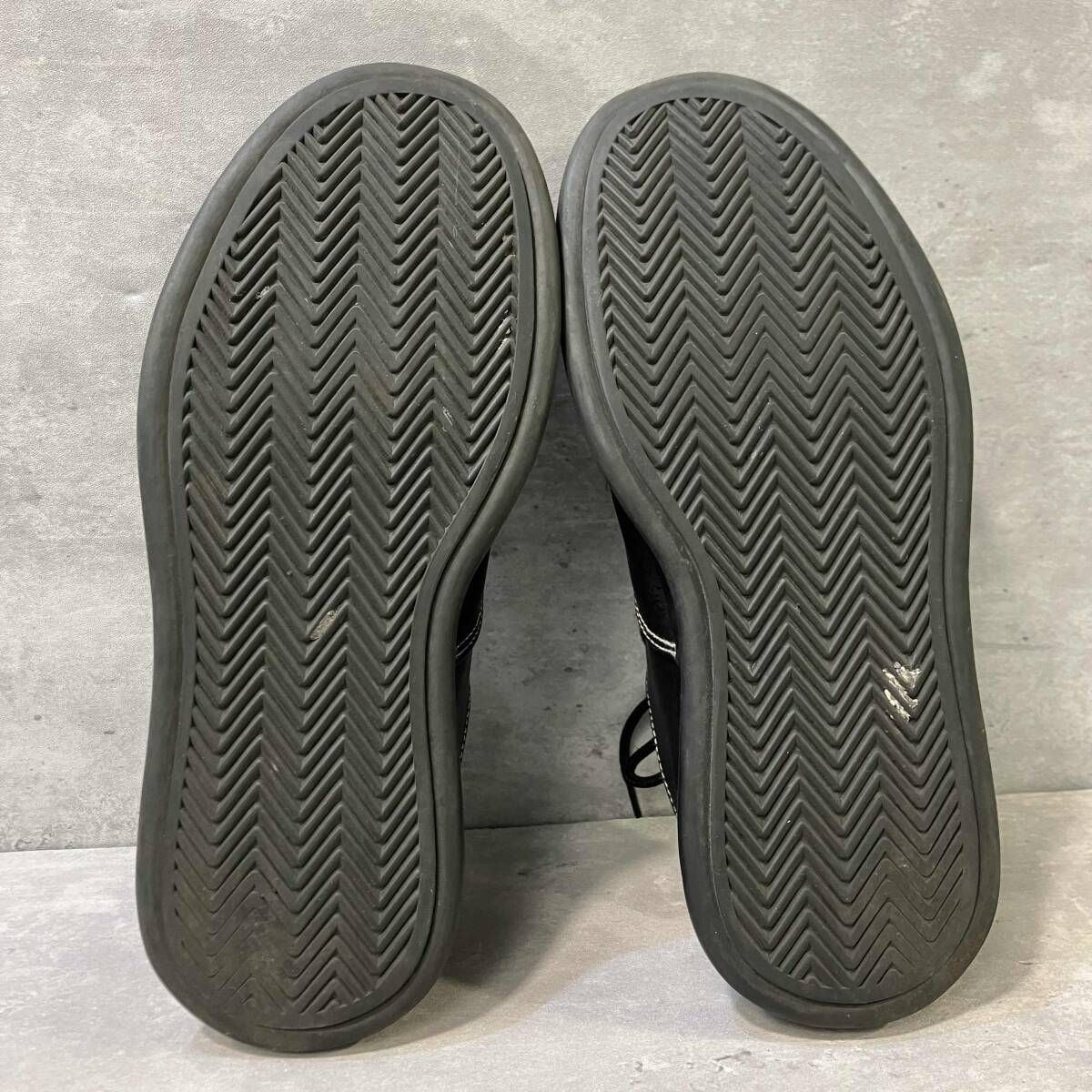 ISSEY MIYAKE MEN レザースニーカー ブラック サイズ40 イッセイミヤケ