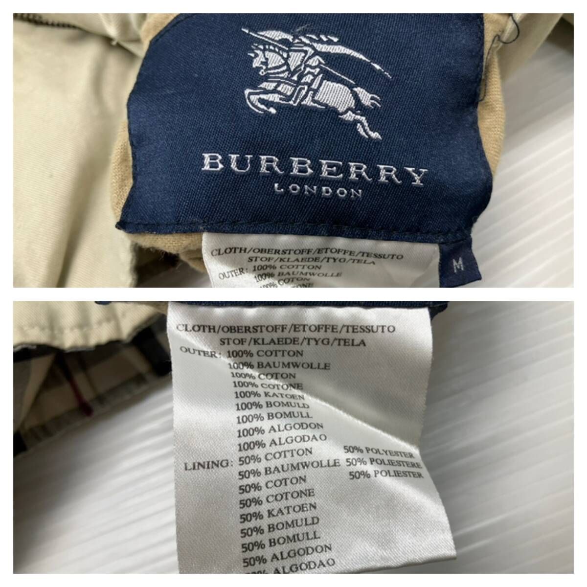 ☆ BURBERRY LONDON バーバリーロンドン リバーシブル ジップブルゾン