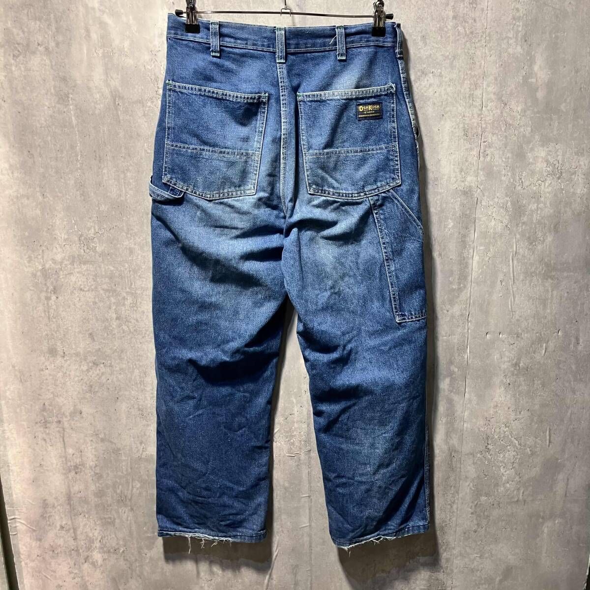 90s オシュコシュ OSHKOSH　ペインターパンツ 90s OSHKOSH ペインターパンツ サイズW30 L31 インディゴブルー