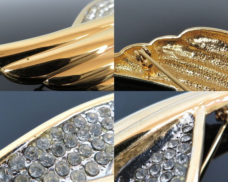 Yves Saint Laurent イヴサンローラン 羽 ウイングモチーフ ライン