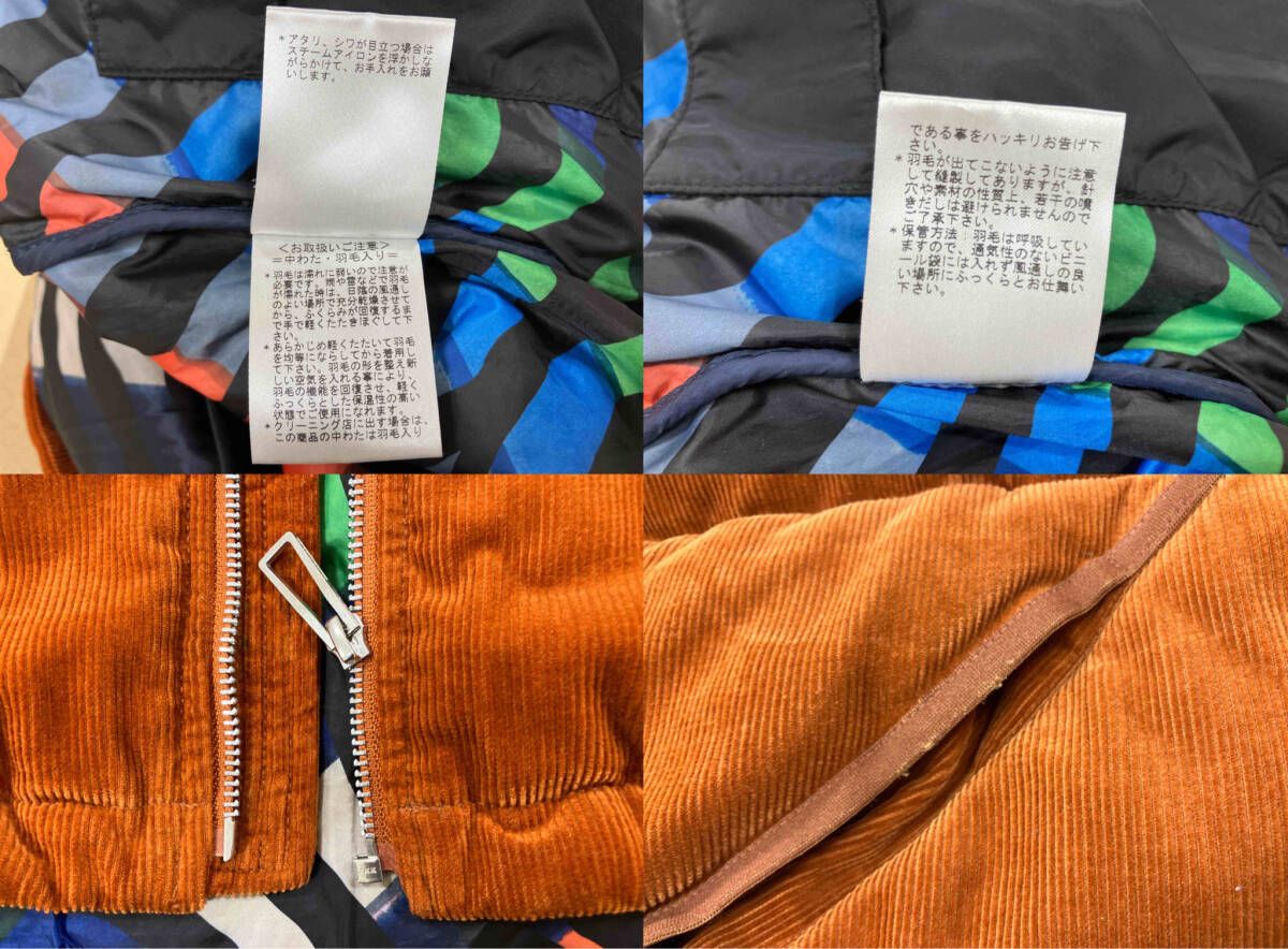PAUL SMITH ポールスミス ダウンジャケット コーデュロイダウン 