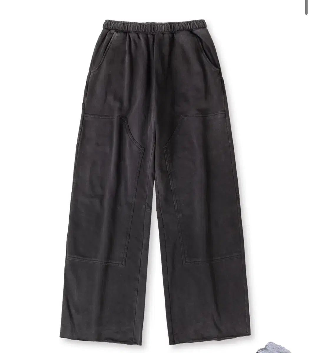 4 ハッチングルーム ダブルニー スウェット パンツ チャコール