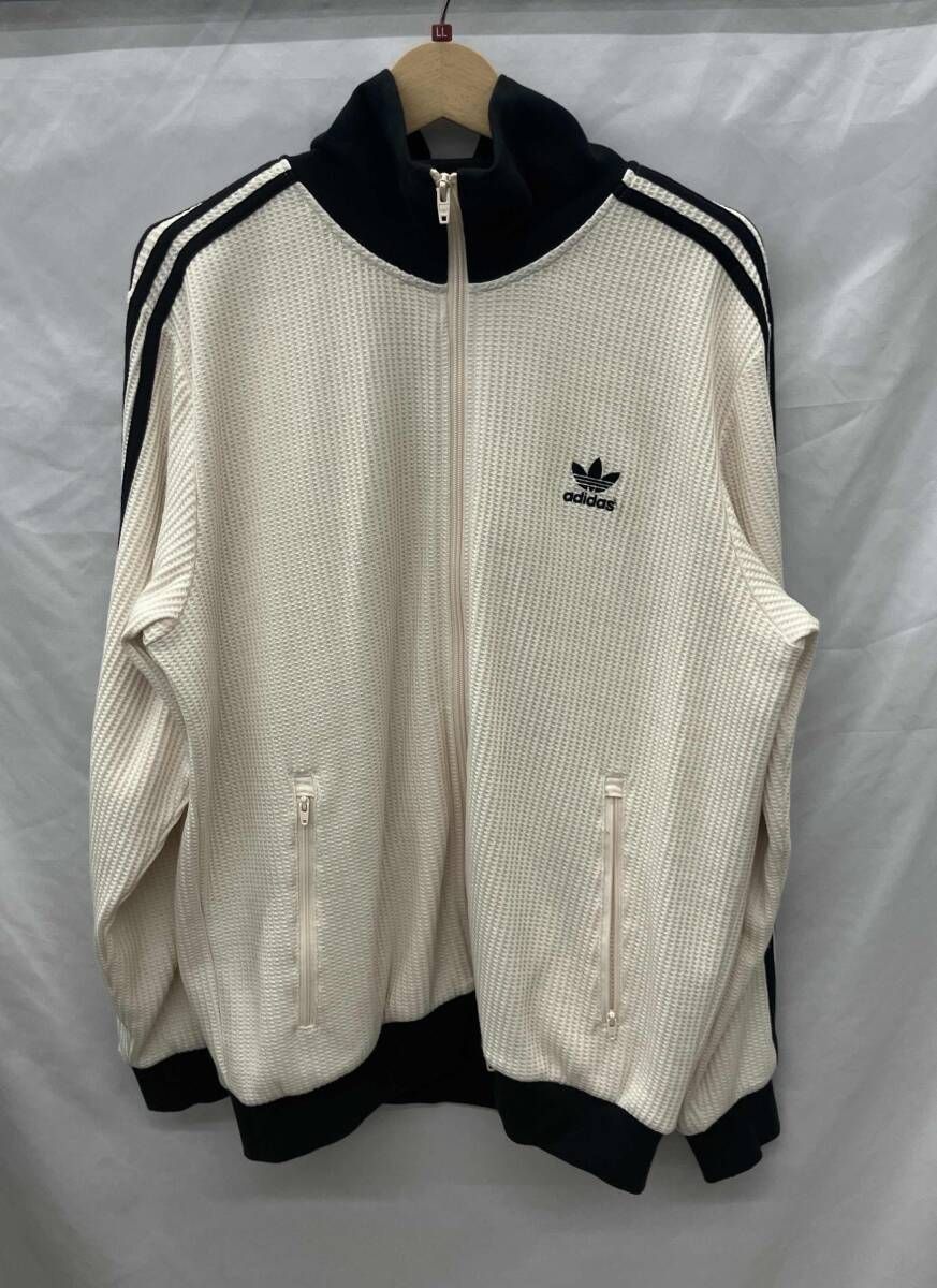 adidas アディダス ジャージ オフホワイト ブラック XL