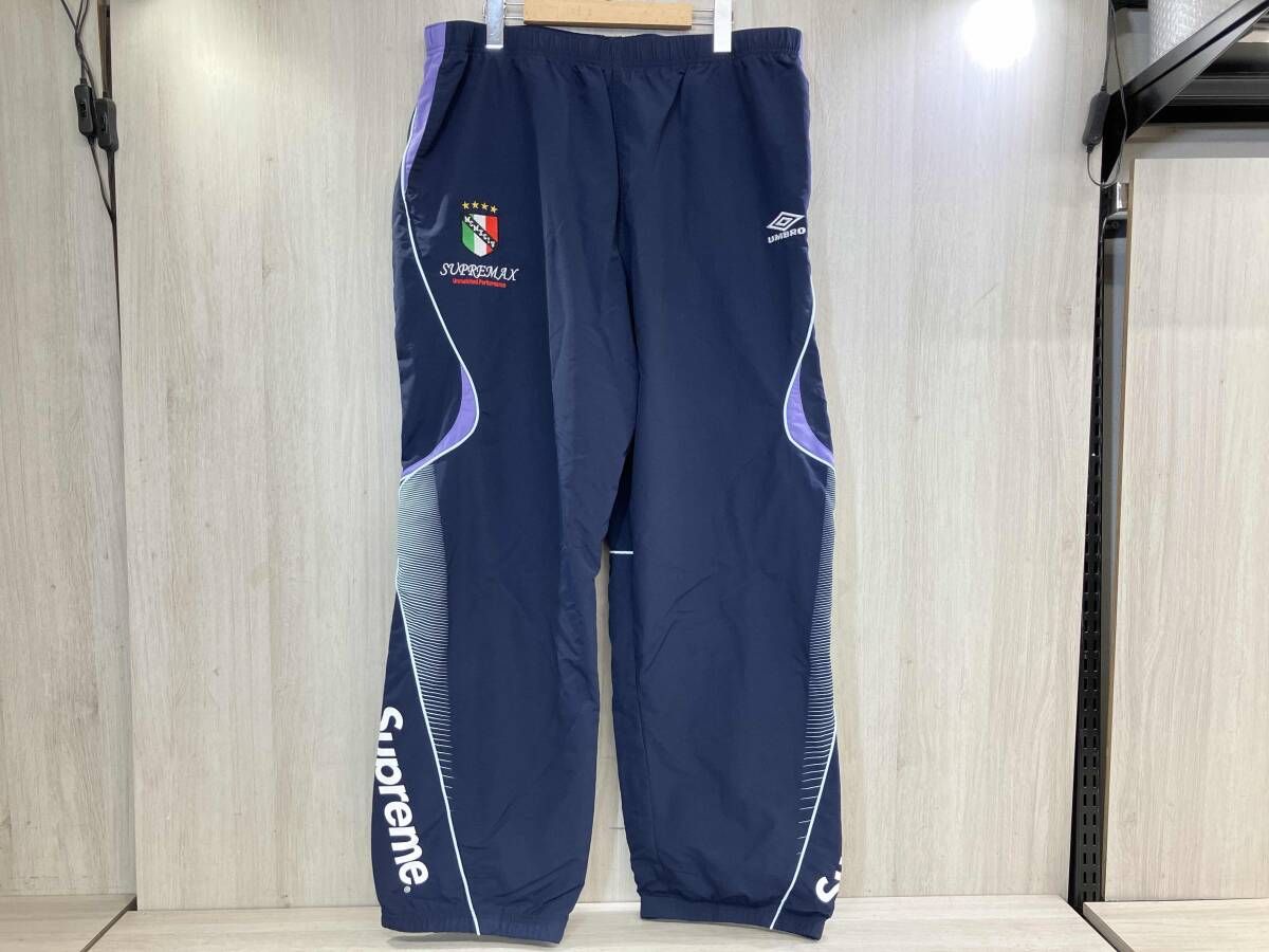 通年 Supreme シュプリーム Umbro Track Pant 'Navy' 22ss アンブロ