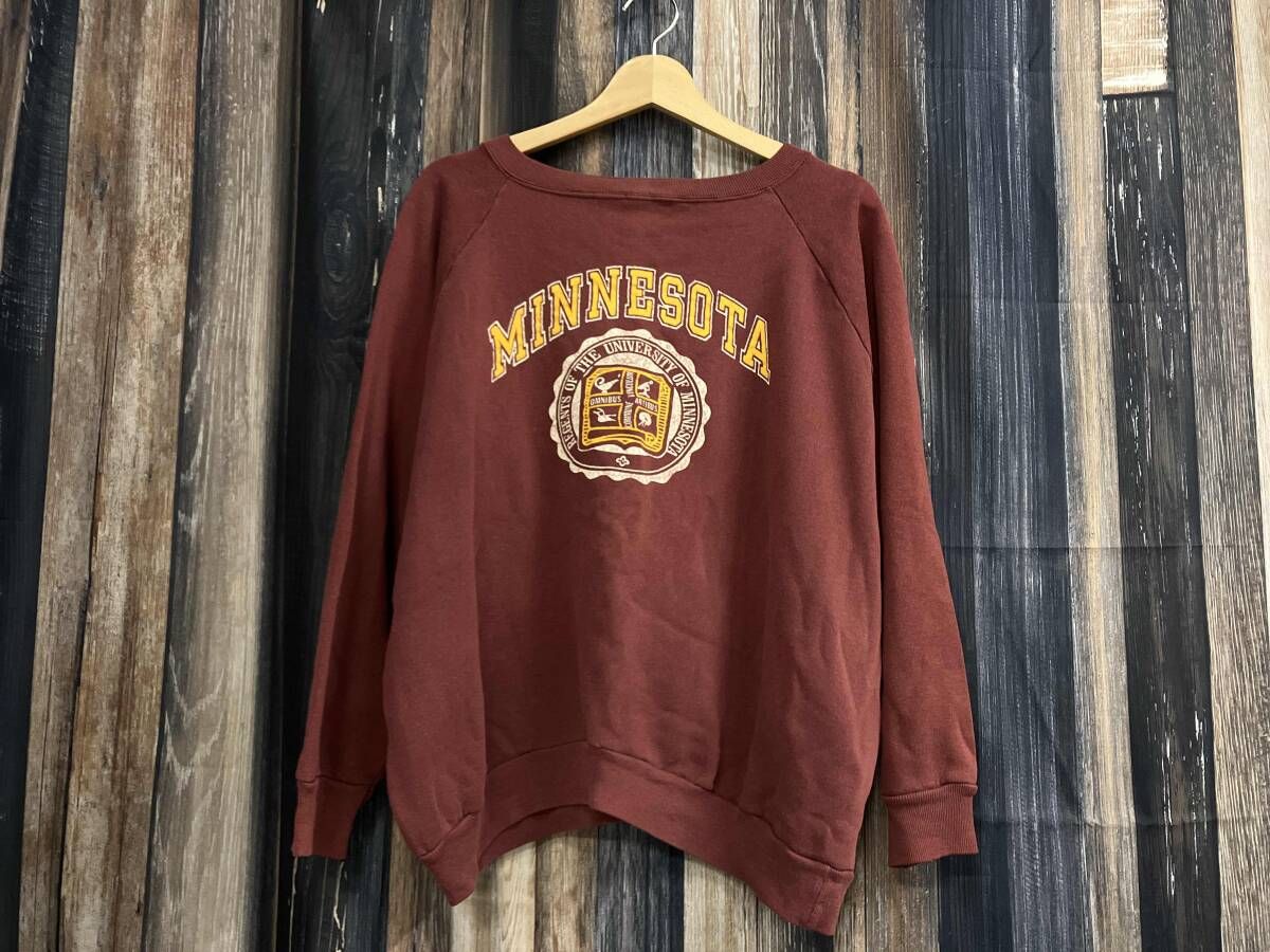 トリコタグ Champion チャンピオン USA製 MINNESOTA スウェット