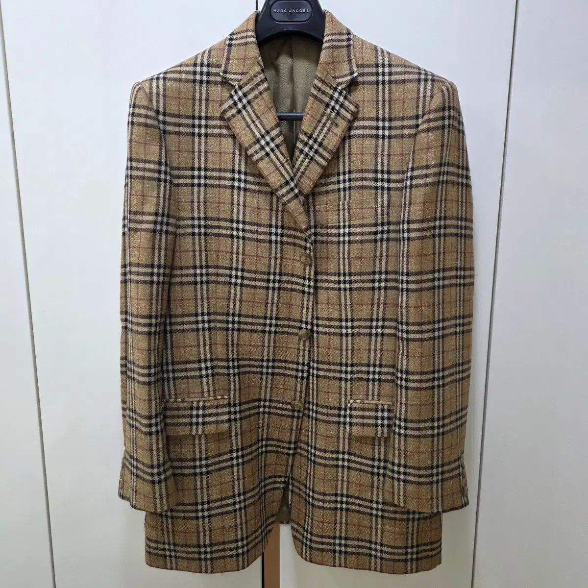 バーバリー 正規品 ウールシルク ノヴァチェック ジャケット - メルカリ