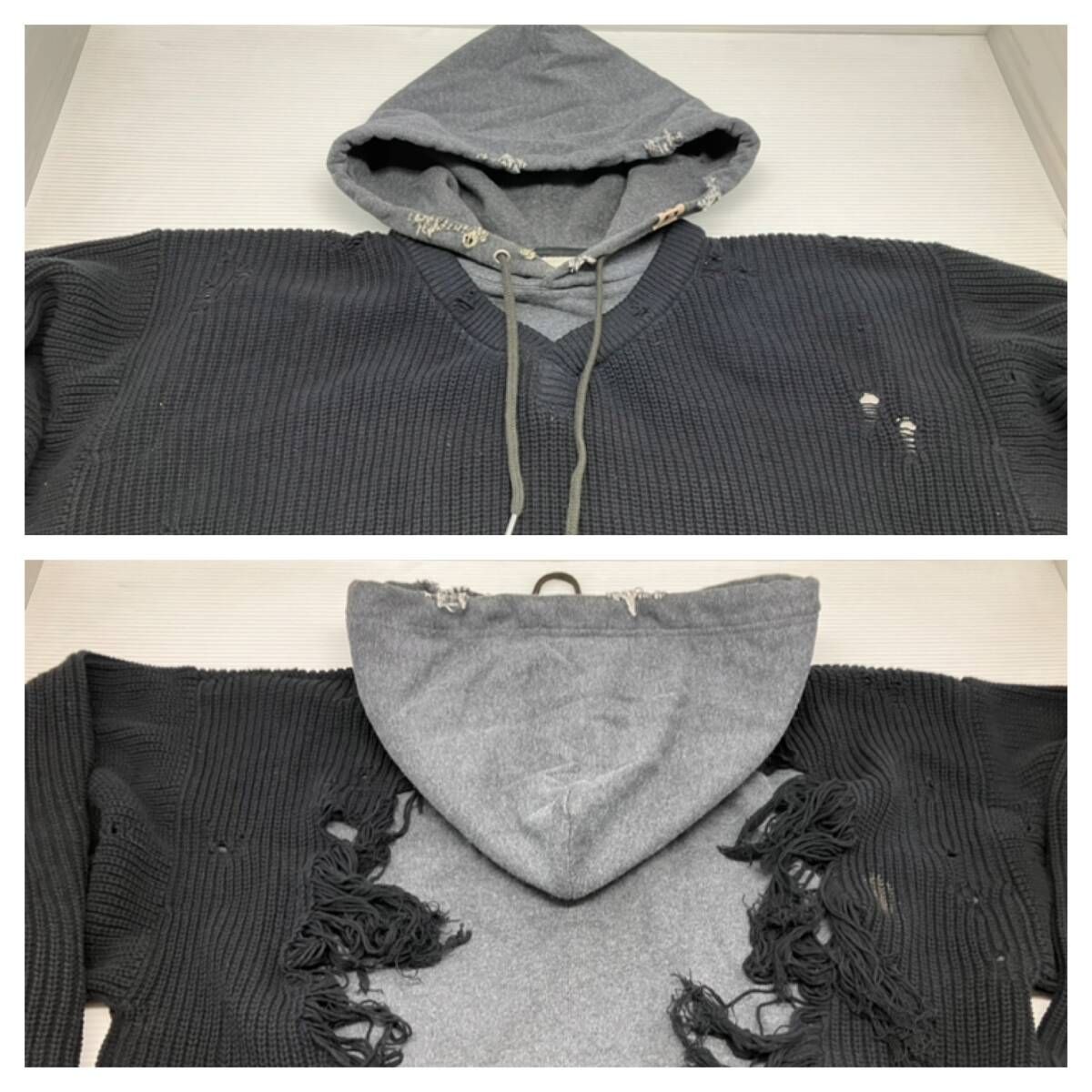 ☆ Maison MIHARA YASUHIRO メゾン ミハラヤスヒロ レイヤーダメージ 