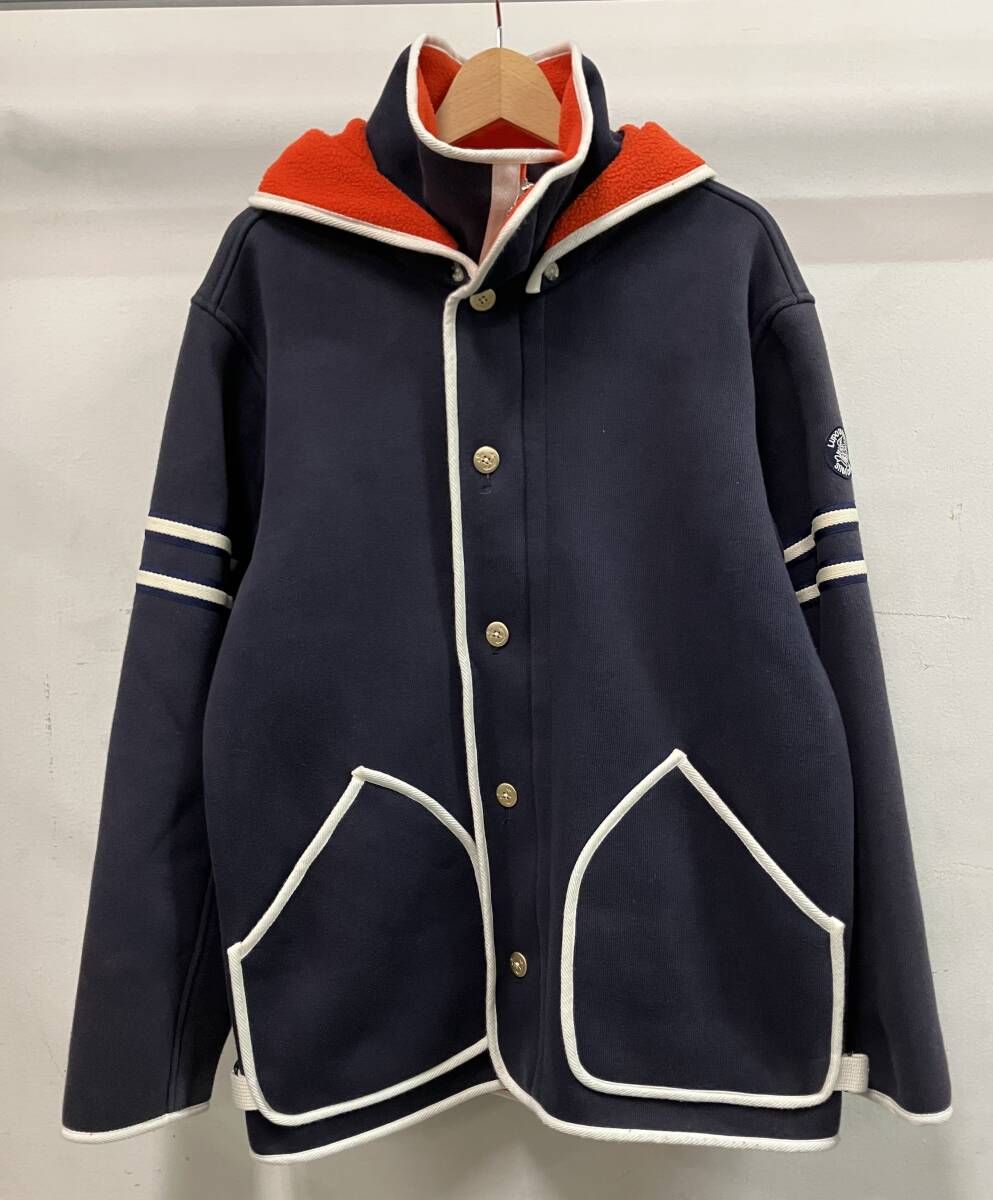 SINA COVA シナコバ フリースコート ロゴワッペン その他コート 臭い有