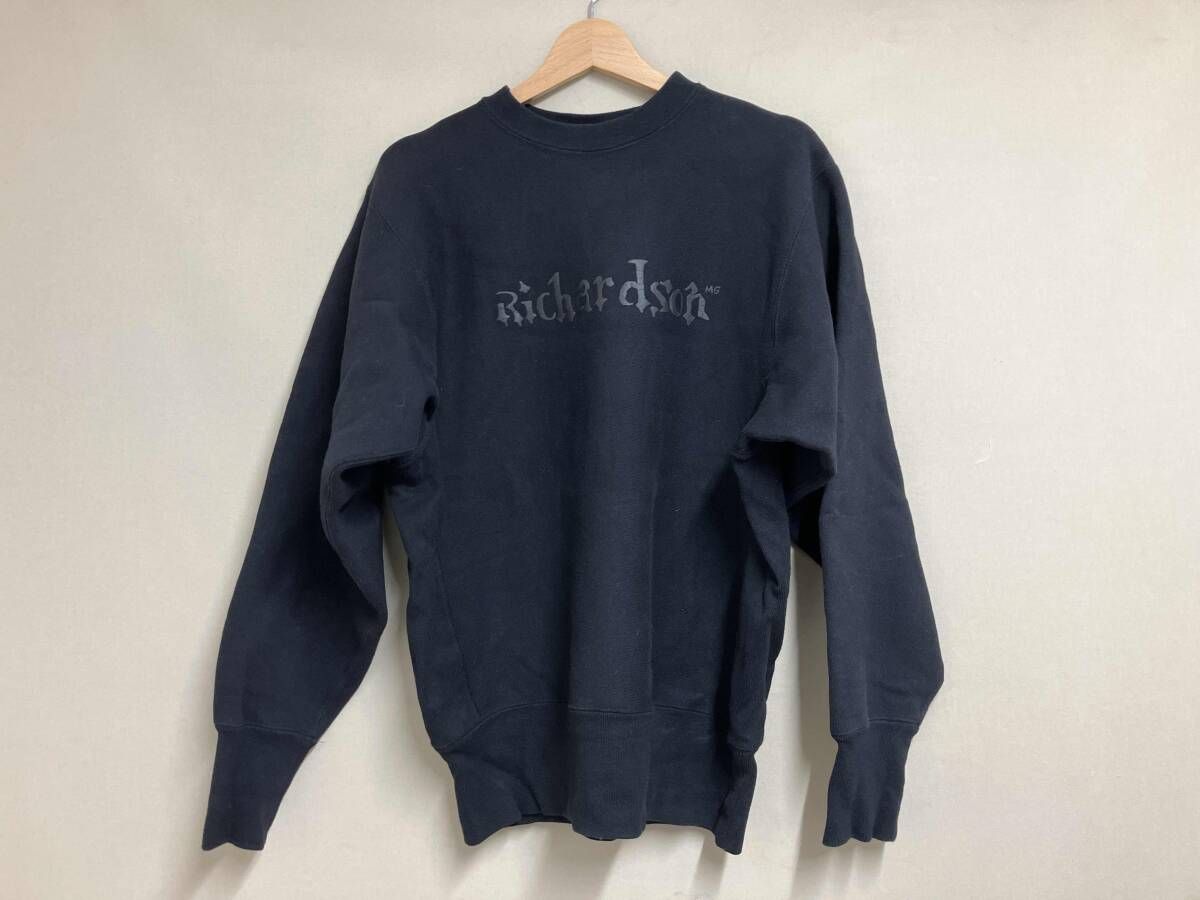 Richardson アウトレット /リチャードソン/スウェット /ブラック/アメリカ製 Richardson /リチャードソン/スウェット  /ブラック/アメリカ製
