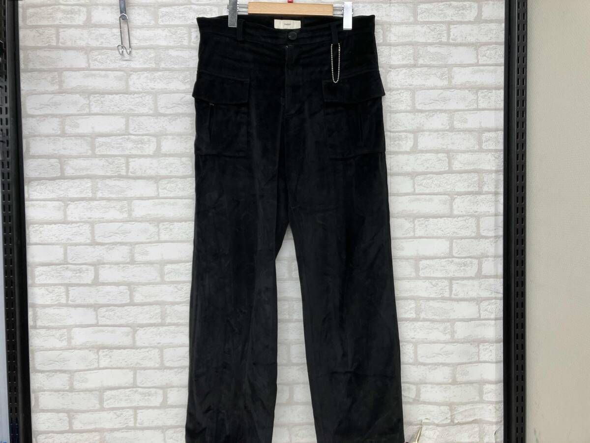 goodfight グッドファイト ロングパンツ ブラック ベロア メンズ サイズ34 アメカジ