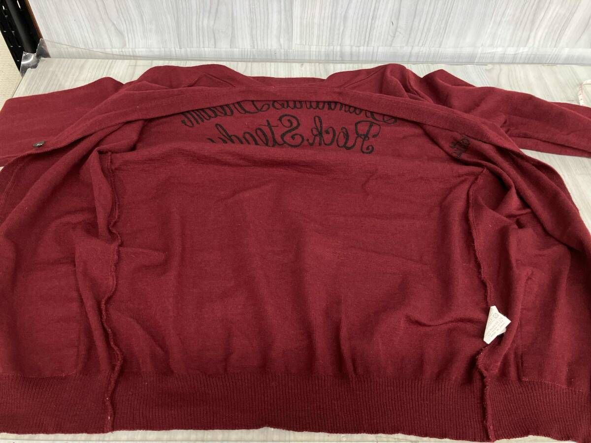 WACKO MARIA 11AW-KNT-08 ワコマリア カーディガン メンズ レッド S