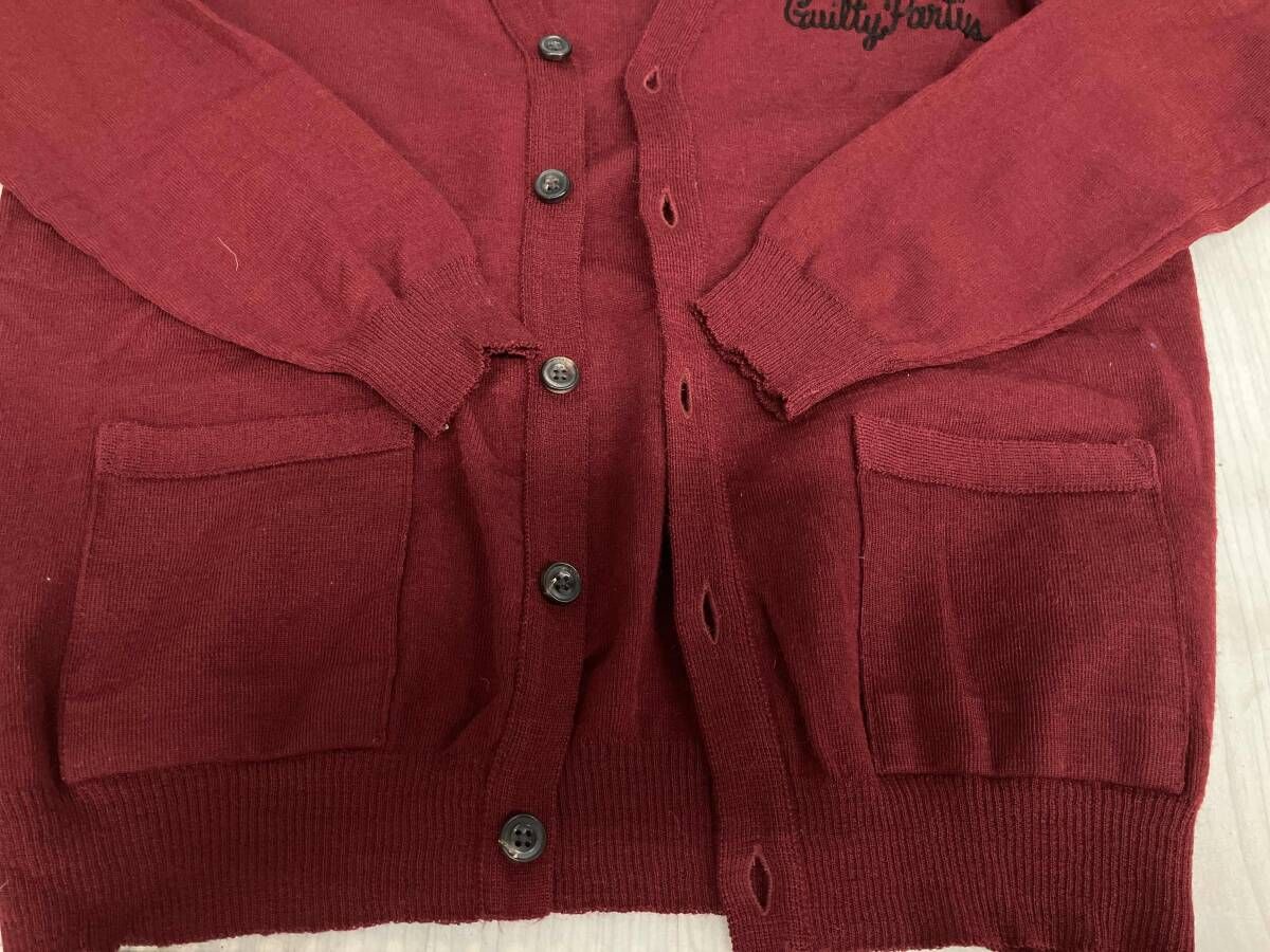 WACKO MARIA / カーディガン(厚手)/XL/ウール/RED/10AW-KNT-16 WACKO MARIA 11AW-KNT-08 ワコマリア カーディガン メンズ レッド S