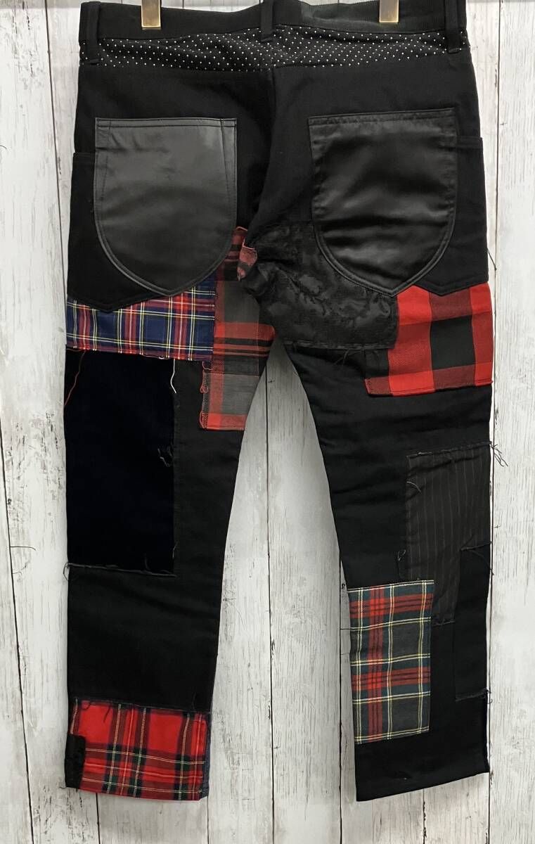 JUNYA WATANABE COMME des GARCONS MAN パッチワークパンツ ジュンヤワタナベ コムデギャルソンマン ブラック size S