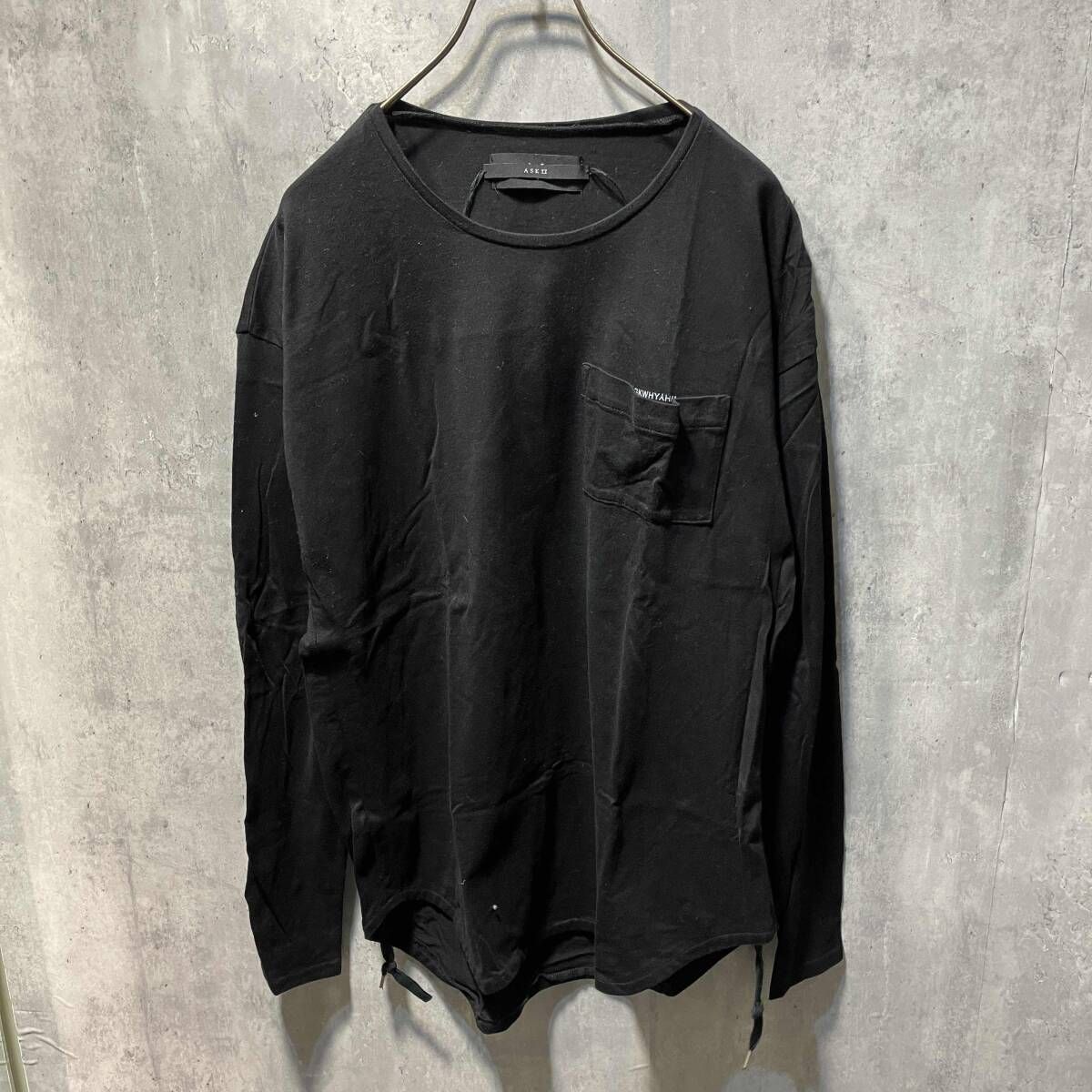 ASKYY BACK PRINT LS TEE バックプリントロンT アスキー