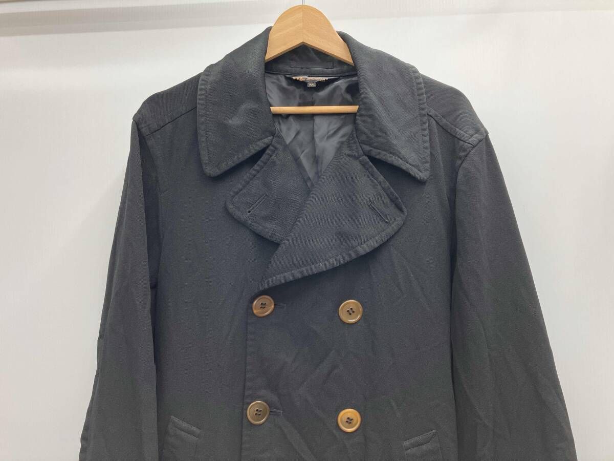 ブラックコムデギャルソン　ポリ縮　トレンチコート BLACK COMME des GARCONS ブラックコムデギャルソン ポリ縮絨 トレンチ