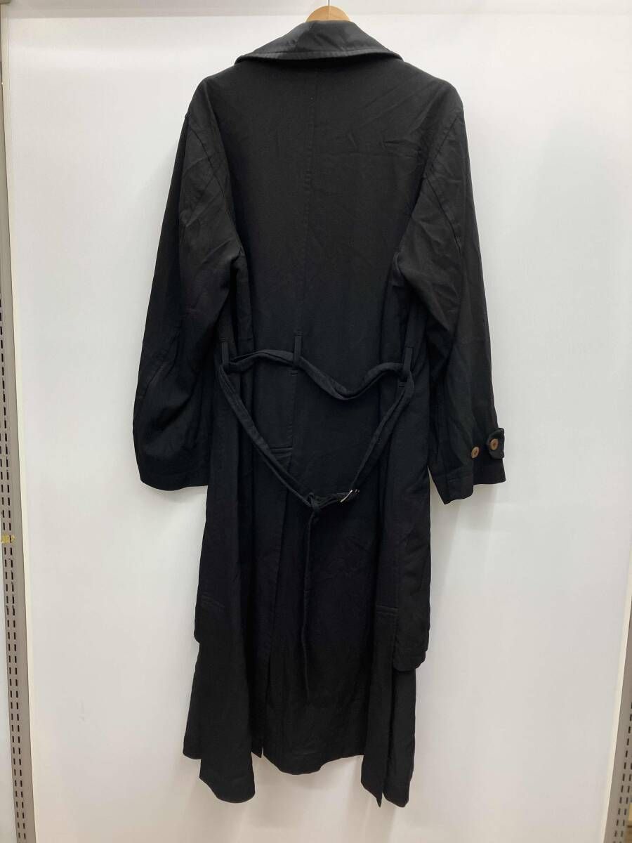 ブラックコムデギャルソン　ポリ縮　トレンチコート BLACK COMME des GARCONS ブラックコムデギャルソン ポリ縮絨 トレンチ