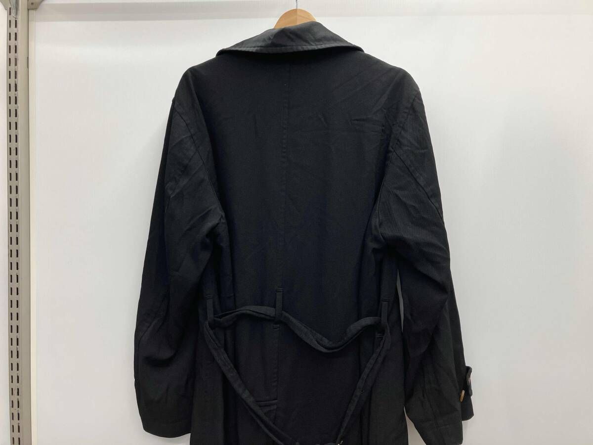 ブラックコムデギャルソン　ポリ縮　トレンチコート BLACK COMME des GARCONS ブラックコムデギャルソン ポリ縮絨 トレンチ