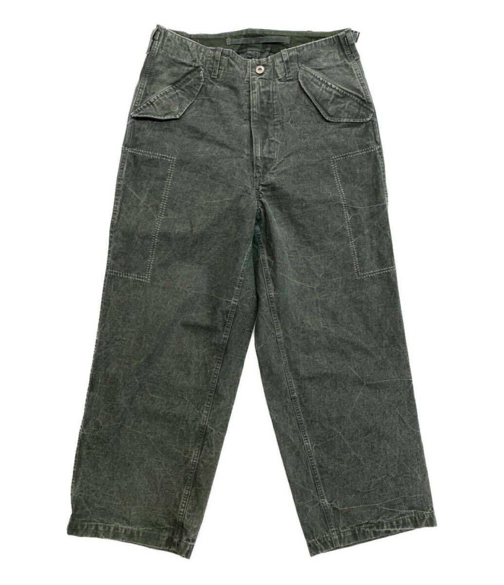 25 SS A.presse SAP-04-03 H デニムパンツ ジ-ンズ M-51 CUSTOM PANTS アジャスター SIZE 1ア プレッセ