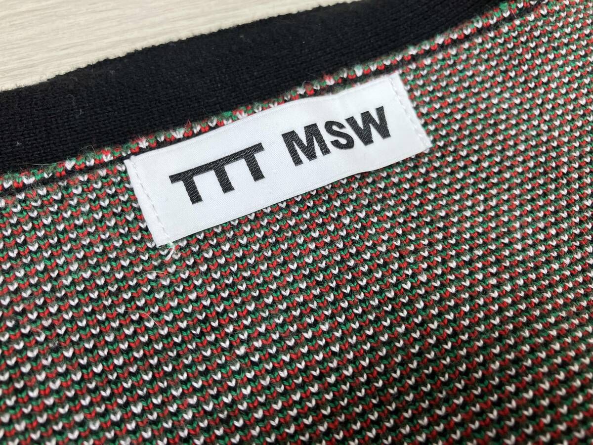 TTT MSW Rose Jacquard Knit Cardigan ティーモダンストリートウエア