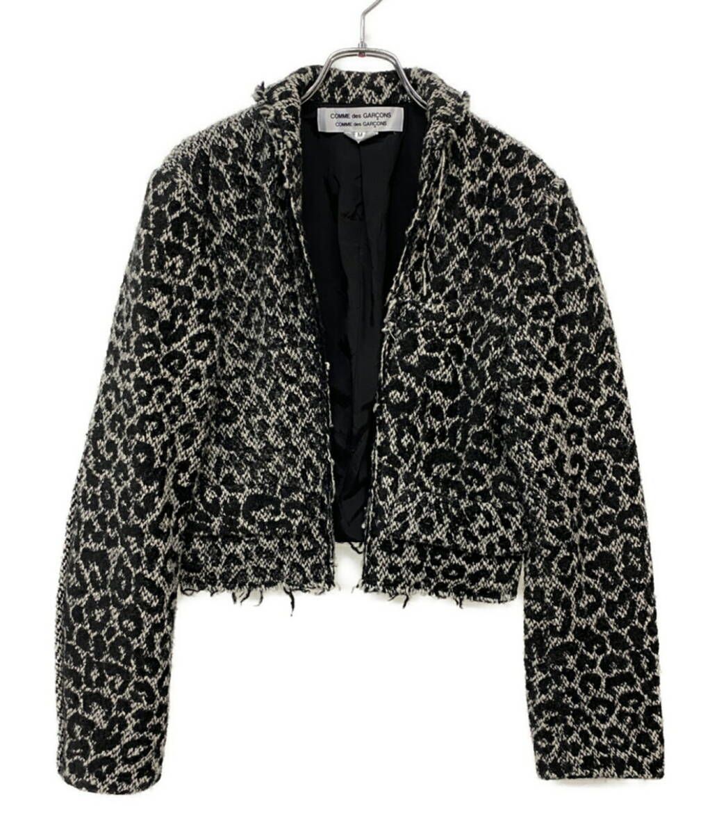 20AW COMME des GARCONS COMME des GARCONS レオパード柄ツイード