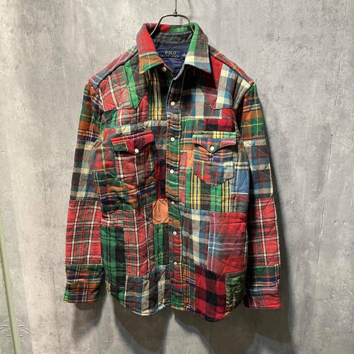 POLO Ralph Lauren patchwork Western shirt 注文 jacket パッチワーク