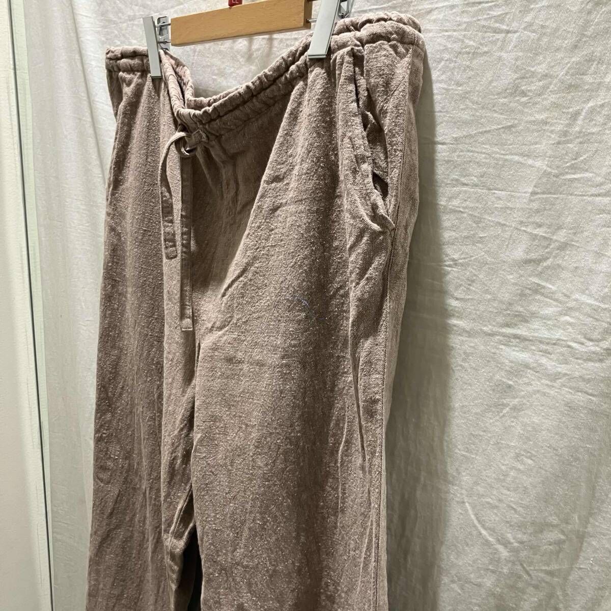 80s 筆タグISSEY MIYAKE その他ロングパンツリネンワイドパンツ