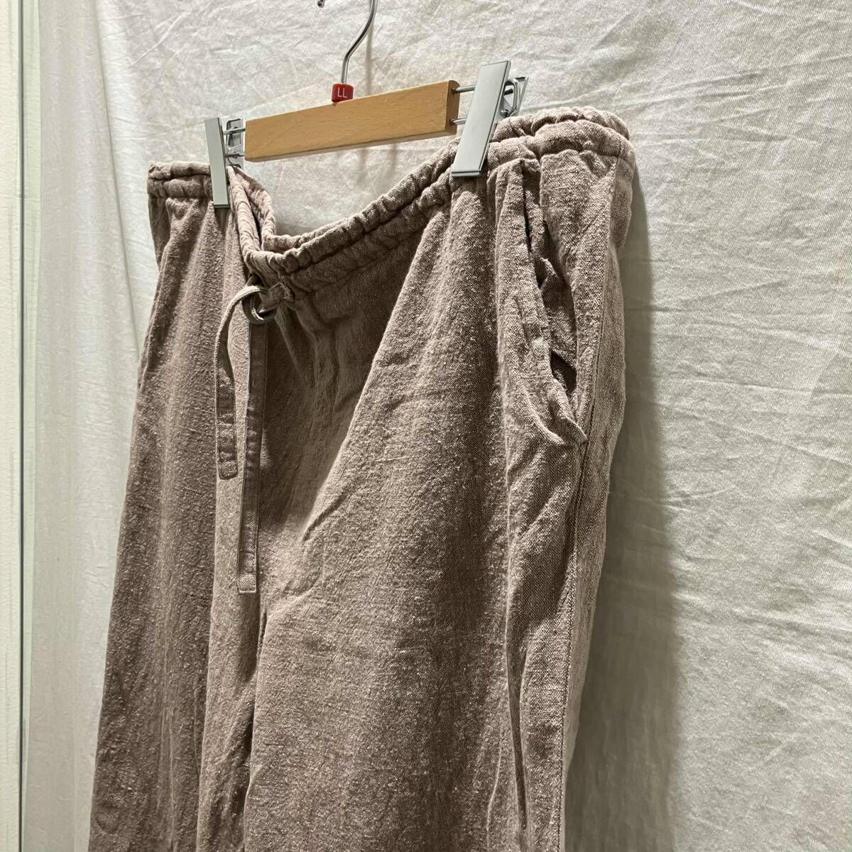 80s 筆タグISSEY MIYAKE その他ロングパンツリネンワイドパンツ