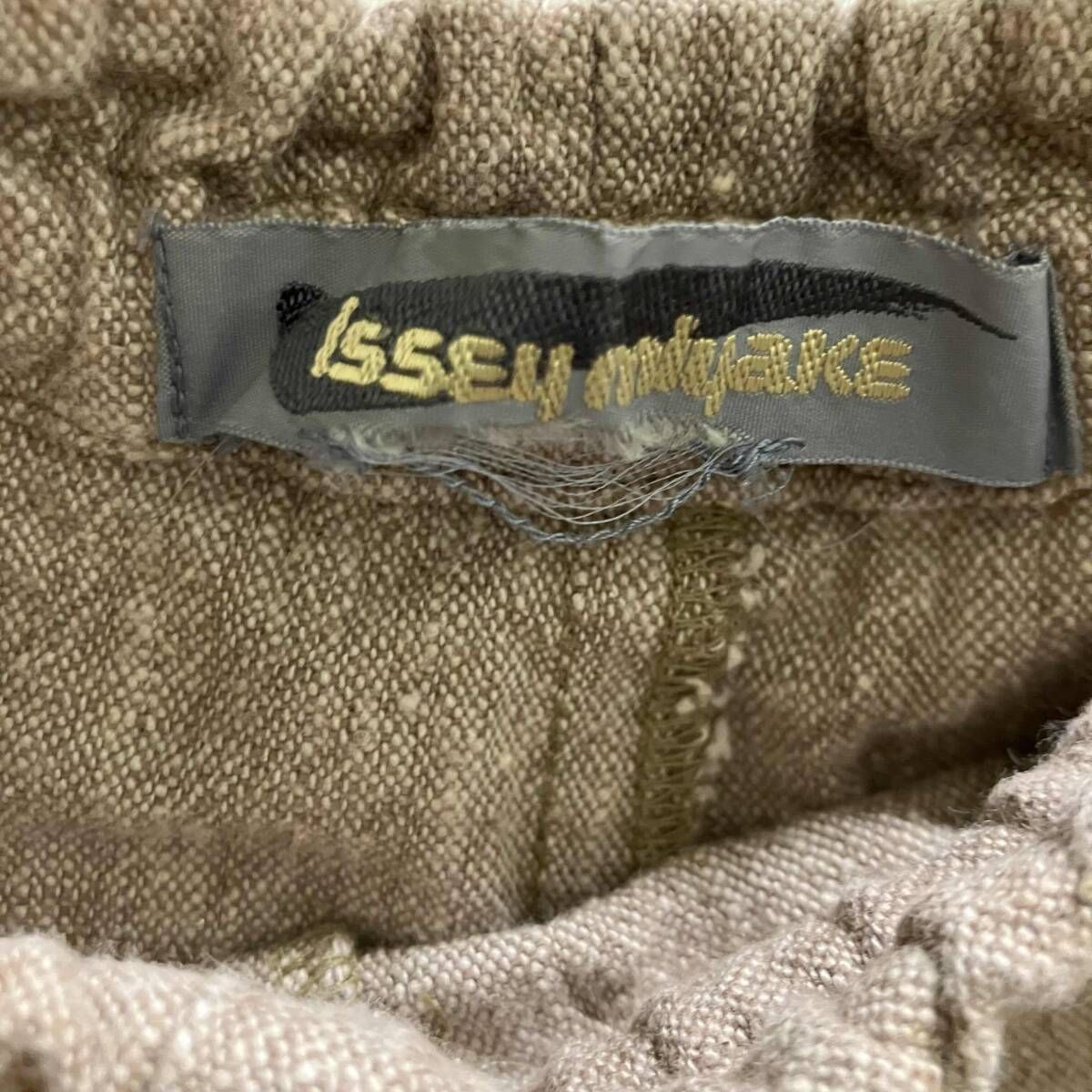 80s 筆タグISSEY MIYAKE その他ロングパンツリネンワイドパンツ