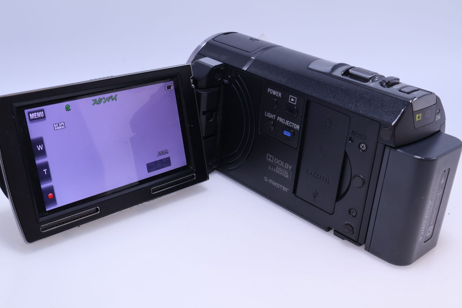 良品】SONY Handycam HDR-PJ590V ブラック HDビデオカメラ - メルカリ