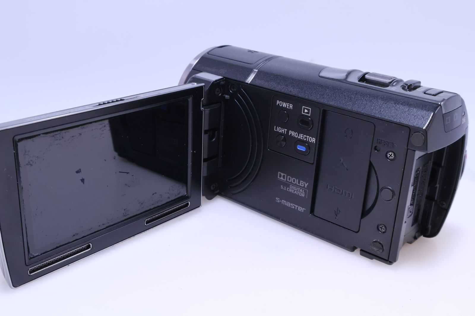 良品】SONY Handycam HDR-PJ590V ブラック HDビデオカメラ - メルカリ