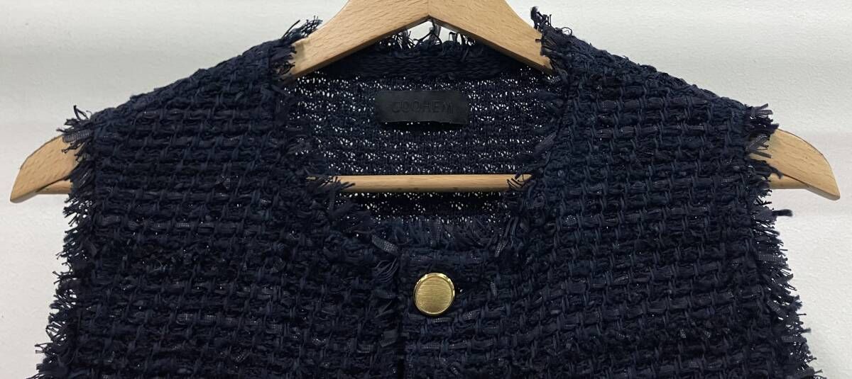 COOHEM コーヘン BASIC TWEED VEST ベーシックツイードベスト ベスト
