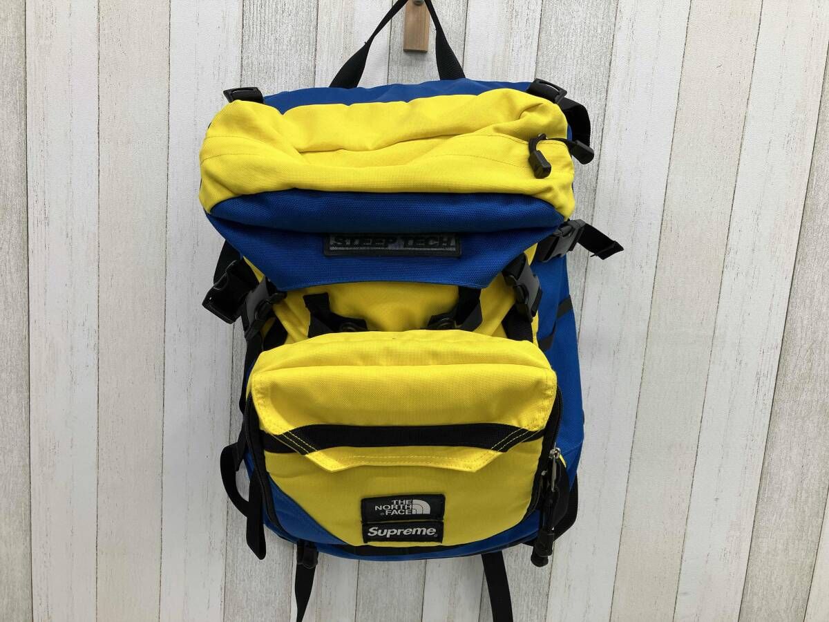 Supreme × THE NORTH FACE Steep Tech Backpack イエロー ブルー リュック シュプリーム ノースフェイス