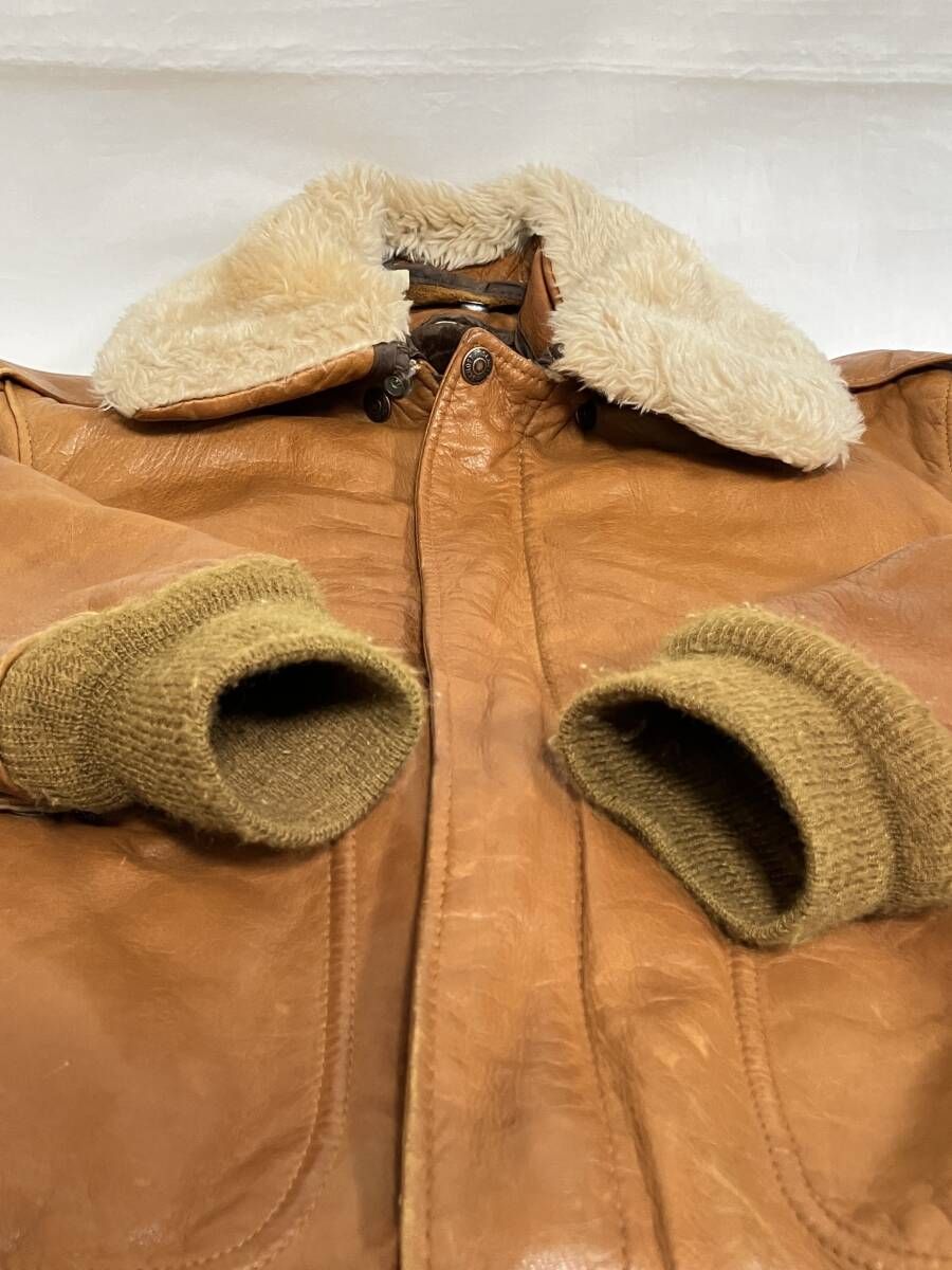 SCHOTT フライトジャケット サイズ40 ブラウン I.S.674.M.S USA製