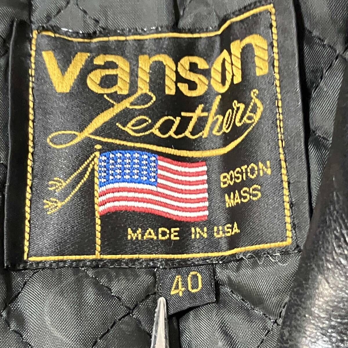 VANSON / バンソン / ダブルライダース / 付属品無し / ベルト欠品